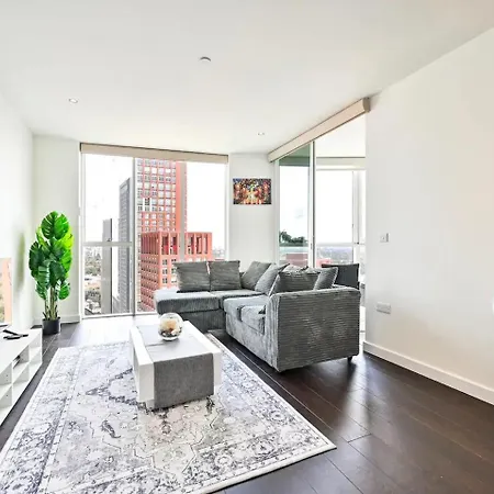 Luxury High-Rise 21St Floor 2 Bedroom 2 Bath Flat London Exterior photo